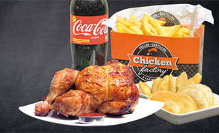 Chicken Factory | La cadena de pollos y costillas de cerdo asadas celebra su segundo ao
