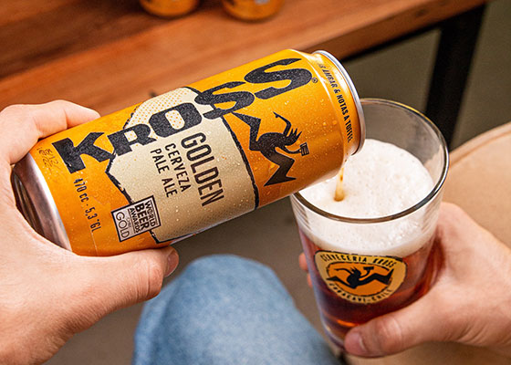 Cervecera Kross apuesta fuerte por la lata de aluminio y la adopta para su Golden Ale