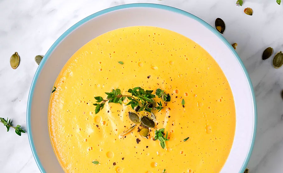 Crema de zanahorias con curry